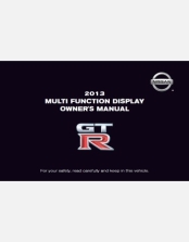 2012 NISSAN GTR NAVIGATION & MULTIMEDIA SYSTEM GUIDE